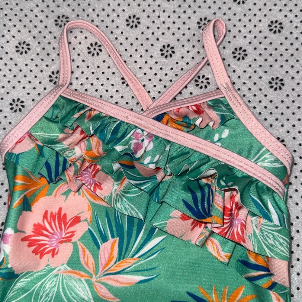 🛍 PRETTY Little GIRLS SWIMSUIT SIZE 3-6 MONTHS 🛍 - Picture 2 of 5